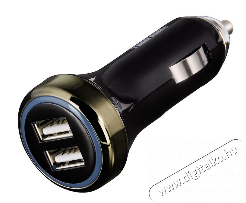 Hama Szivargyújtó adapter USB Dual 3100 mAh - 14128 Autóhifi / Autó felszerelés - Autós töltő / szivargyújtó adapter - 259648