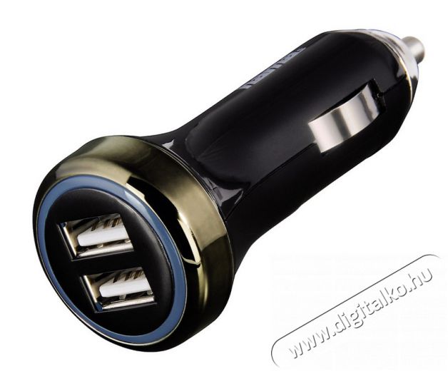 Hama Szivargyújtó adapter USB Dual 3100 mAh - 14128 Autóhifi / Autó felszerelés - Autós töltő / szivargyújtó adapter - 259648