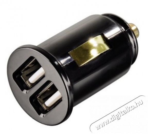 Hama Szivargyújtó adapter USB Dual Piccolino 2000 mA - 80799 Autóhifi / Autó felszerelés - Autós töltő / szivargyújtó adapter - 259649