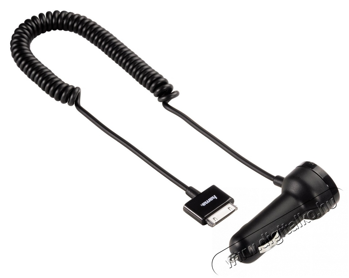 Hama Szivargyújtó töltő Apple iPad, iPod, iPhone - 89434 Autóhifi / Autó felszerelés - Autós töltő / szivargyújtó adapter - 259659