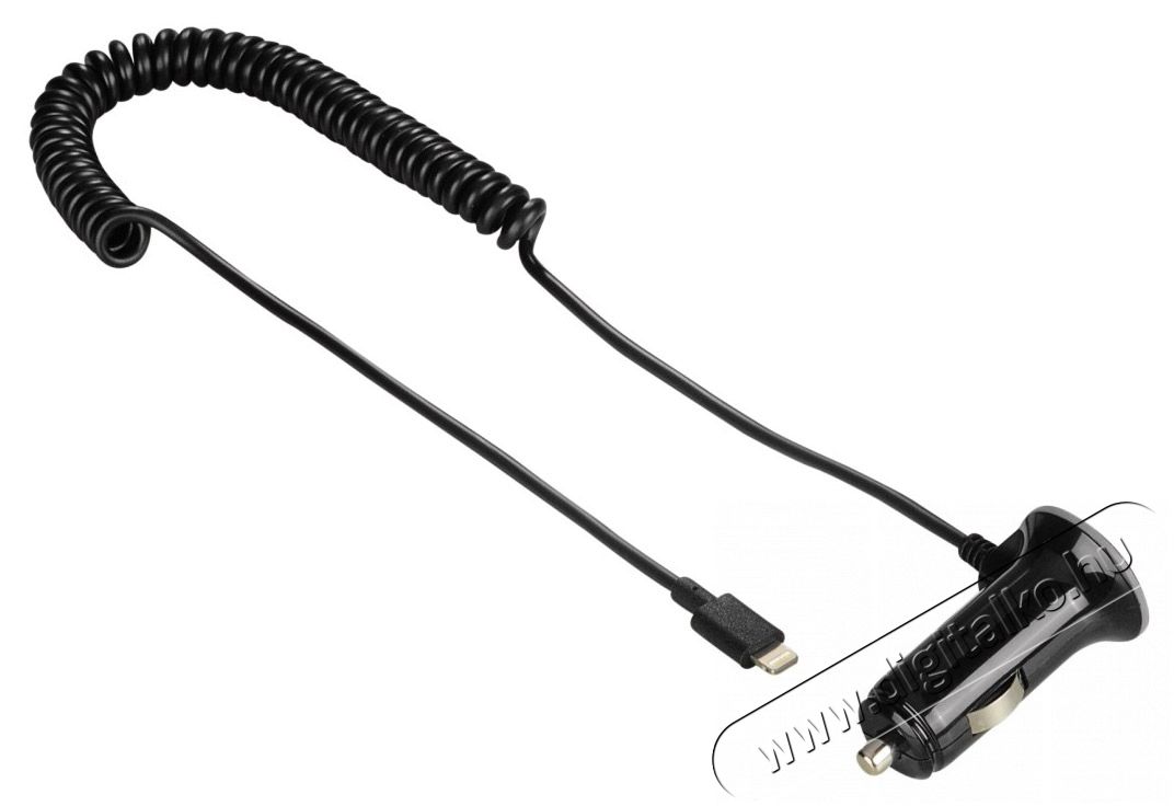 Hama Szivargyujtó töltő Apple iPhone 5, fekete - 102090 Autóhifi / Autó felszerelés - Autós töltő / szivargyújtó adapter - 259660