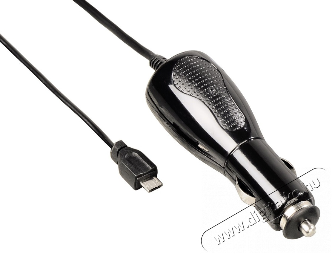 Hama Szivargyújtó töltő micro USB 1000 mA - 104830 Autóhifi / Autó felszerelés - Autós töltő / szivargyújtó adapter - 259664