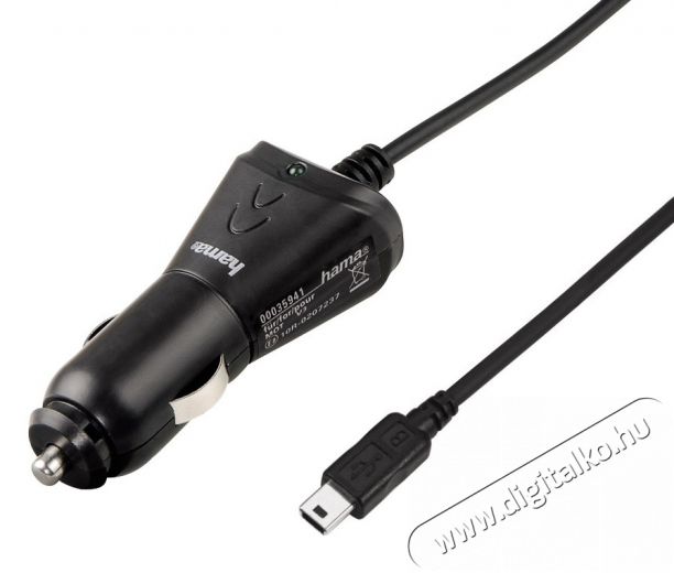 Hama Szivargyújtó töltő micro USB - 93584 Autóhifi / Autó felszerelés - Autós töltő / szivargyújtó adapter - 259662
