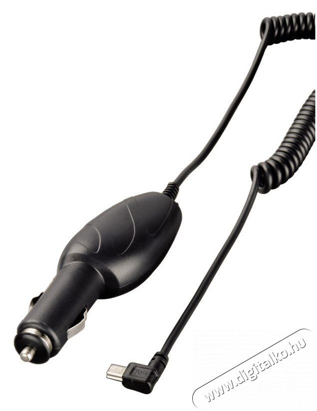 Hama Szivargyújtó töltő mini USB 90 fok 1000 mA - 93732 Autóhifi / Autó felszerelés - Autós töltő / szivargyújtó adapter - 259667