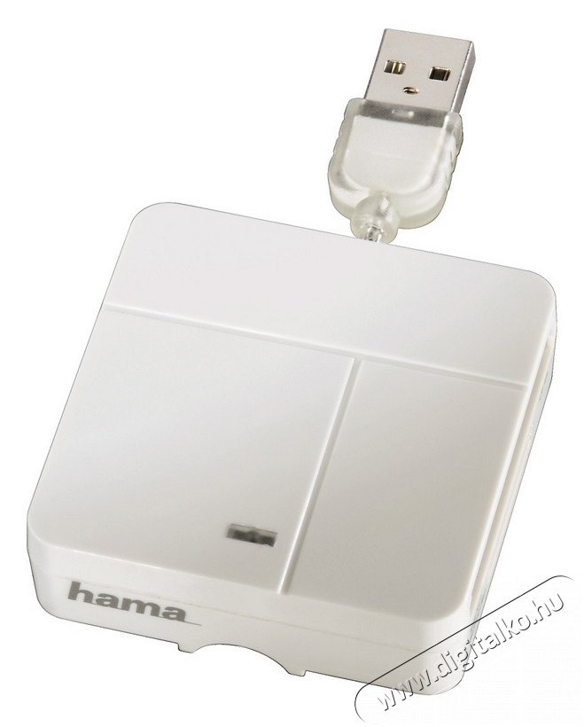 Hama Univerzális kártyaolvasó USB 2.0 All in One fehér - 94125 Memória kártya / Pendrive - Kártya olvasó - 258362