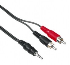 Hama 2RCA - 3,5mm Jack sztereo 5m - 48918 Tv kiegészítők - Kábel / csatlakozó - Csatlakozó / elosztó / átalakító - 293600