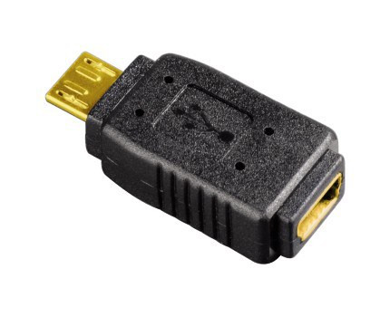 Hama Mini USB alj - micro USB dugó adapter - 39877 Fotó-Videó kiegészítők - Kábel - USB kábel - 288229
