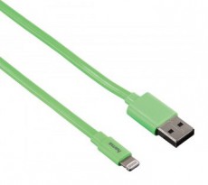Hama Lightning iPhone/iPad/iPod adatkábel 1,2m, zöld - 124551 Mobil / Kommunikáció / Smart - Mobiltelefon kiegészítő / tok - Kábel / átalakító - 291531