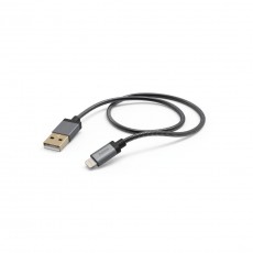 Hama Elite lightning kábel 1,5m (173626) - metál Mobil / Kommunikáció / Smart - Mobiltelefon kiegészítő / tok - Hálózati-, autós töltő - 322094