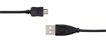 Hama Micro USB adatkábel 1m, fekete - 106601 Fotó-Videó kiegészítők - Kábel - USB kábel - 288230