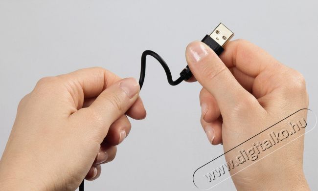 Hama Flexi-Slim micro USB adatkábel 0,75m, fekete - 135700 Fotó-Videó kiegészítők - Kábel - USB kábel - 288248