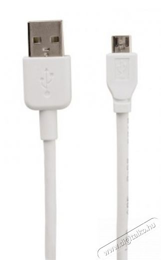 Hama Micro USB adatkábel, 1,5m, fehér - 123563 Fotó-Videó kiegészítők - Kábel - USB kábel - 288206