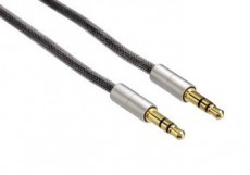 Hama Aluline 3,5mm Jack összekötő kábel 0,5m - 104542 Tv kiegészítők - Kábel / csatlakozó - 3,5mm Jack kábel - 287467