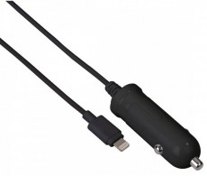 Hama Basic Lightning (MFI) autós töltő, fekete - 139634 Autóhifi / Autó felszerelés - Autós töltő / szivargyújtó adapter - 297530
