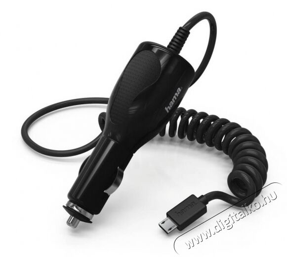 Hama Micro USB autós töltő 1A (173671) Mobil / Kommunikáció / Smart - Mobiltelefon kiegészítő / tok - Hálózati-, autós töltő - 322095