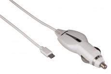 Hama Autós töltő micro usb 1000ma, fehér - 108164 Mobil / Kommunikáció / Smart - Tablet / E-book kiegészítő, tok - Hálózati-, autós töltő - 275629