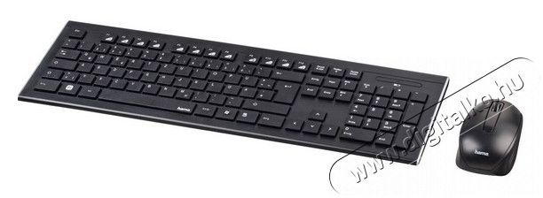 Hama Cortino vezeték nélküli billentyűzet HU + egér (50426) Iroda és számítástechnika - Billentyűzet / billentyűzet szett - Vezeték nélküli - 319132