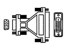 Hama DVI adapter 15P HDD dugó-DVI aljazt Tv kiegészítők - Kábel / csatlakozó - Csatlakozó / elosztó / átalakító - 287277