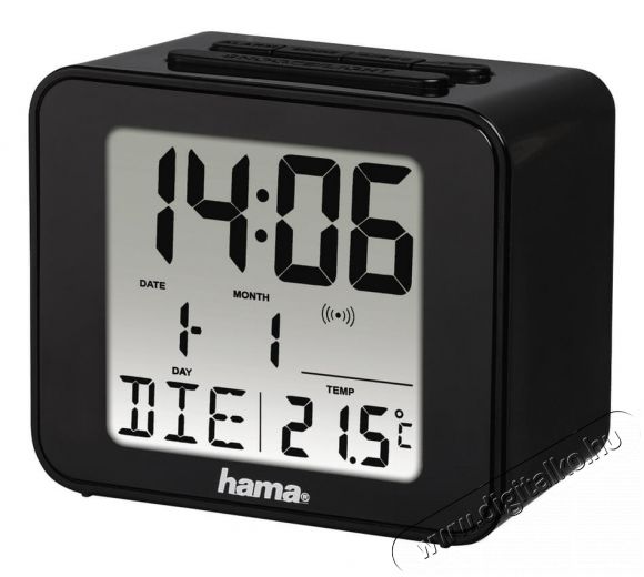 Hama ÉBRESZTŐ ÓRA CUBE FEKETE Újdonságok - Új termékek - 346205