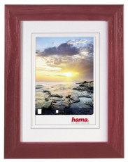 Hama Bahia fa keret 13X18, bordó - 125608 Háztartás / Otthon / Kültér - Lakásfelszerelés - Képkeret / képtartó - 298492