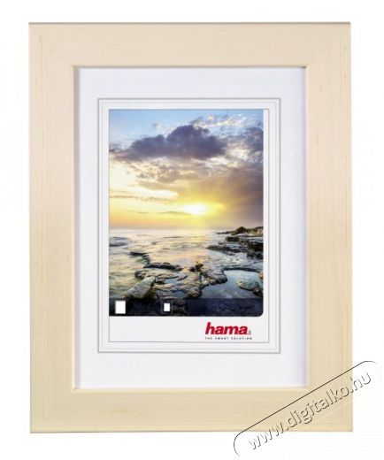 Hama Bahia fa keret 13X18, homok - 125593 Háztartás / Otthon / Kültér - Lakásfelszerelés - Képkeret / képtartó - 298477