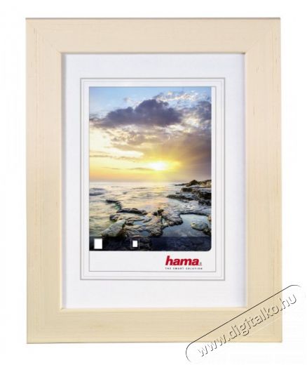 Hama Bahia fa keret 15X20, homok - 125594 Háztartás / Otthon / Kültér - Lakásfelszerelés - Képkeret / képtartó - 298478