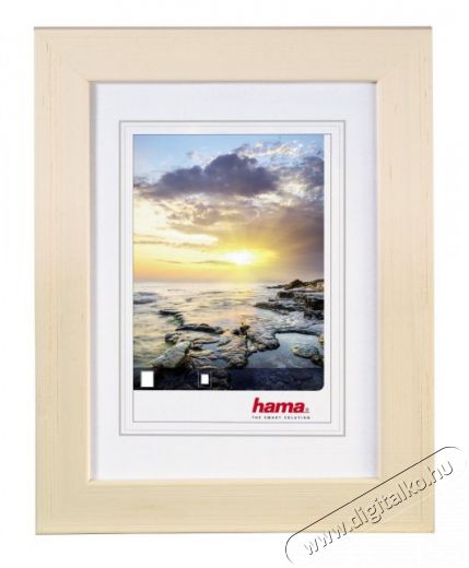 Hama Bahia fa keret 30X40, homok - 125596 Háztartás / Otthon / Kültér - Lakásfelszerelés - Képkeret / képtartó - 298480