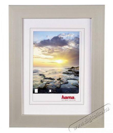 Hama Bahia fa keret 10X15, szürke - 125597 Háztartás / Otthon / Kültér - Lakásfelszerelés - Képkeret / képtartó - 298481