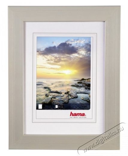 Hama Bahia fa keret 20X30, sz&uuml;rke - 125600 H&aacute;ztart&aacute;s / Otthon / K&uuml;lt&eacute;r - Lak&aacute;sfelszerel&eacute;s - K&eacute;pkeret / k&eacute;ptart&oacute; - 298484