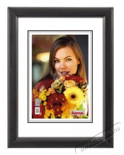 Hama Bella fa keret 13X18, fekete - 31679 Háztartás / Otthon / Kültér - Lakásfelszerelés - Képkeret / képtartó - 293675