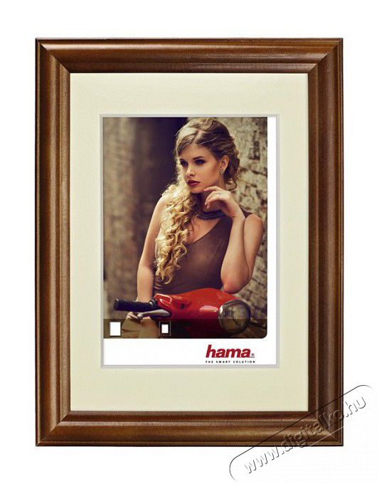 Hama Bellina fa keret 15X20 - dió (175113) Háztartás / Otthon / Kültér - Lakásfelszerelés - Képkeret / képtartó - 354675