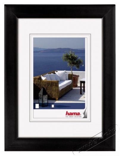 Hama Cornwall fa keret 20X30, fekete - 100857 Háztartás / Otthon / Kültér - Lakásfelszerelés - Képkeret / képtartó - 299175
