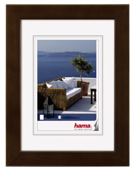 Hama Cornwall fa keret 20X30, sötétbarna - 100827 Háztartás / Otthon / Kültér - Lakásfelszerelés - Képkeret / képtartó - 299171