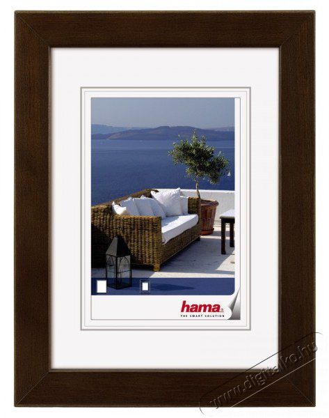 Hama Cornwall fa keret 30X40, sötétbarna - 100829 Háztartás / Otthon / Kültér - Lakásfelszerelés - Képkeret / képtartó - 299172