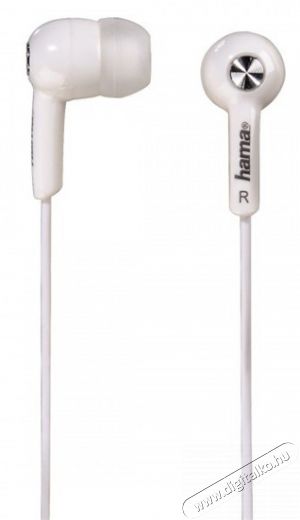 Hama Basic sztereó fülhallgató, fehér - 135616 Audio-Video / Hifi / Multimédia - Fül és Fejhallgatók - Fülhallgató - 297534