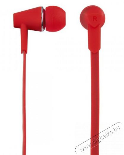 Hama JOY sztereó fülhallgató mikrofonnal, vörös - 135652 Audio-Video / Hifi / Multimédia - Fül és Fejhallgatók - Fülhallgató mikrofonnal / headset - 297588