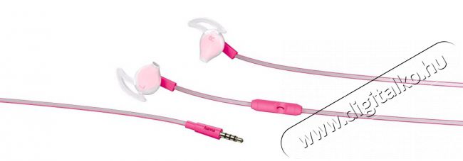Hama Reflective Sport mikrofonos fülhallgató (177019) - pink Audio-Video / Hifi / Multimédia - Fül és Fejhallgatók - Fülhallgató mikrofonnal / headset - 335519