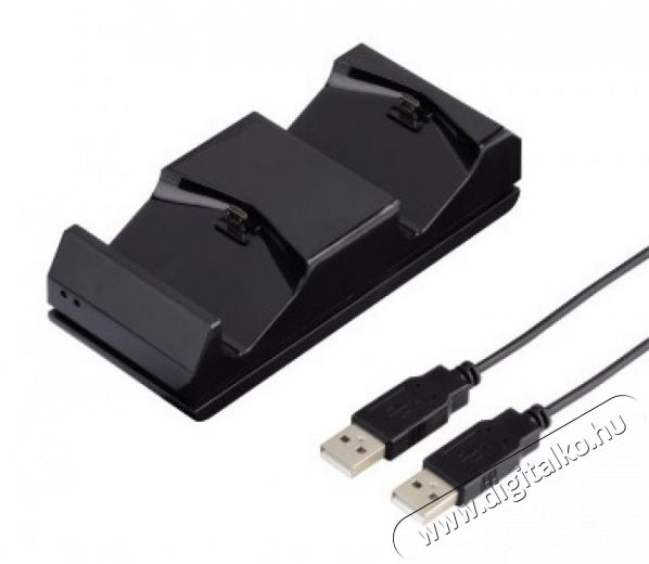 Hama Ess Dual töltő PS4 (115480) Iroda és számítástechnika - Játék konzol - Kiegészítő - 287199