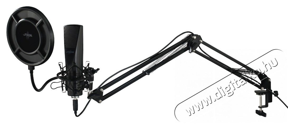 Hama URage XSTR3AM Revolution Gaming mikrofon + állvány (113794) Fotó-Videó kiegészítők - Mikrofon kiegészítő - Mikrofon állvány - 349779