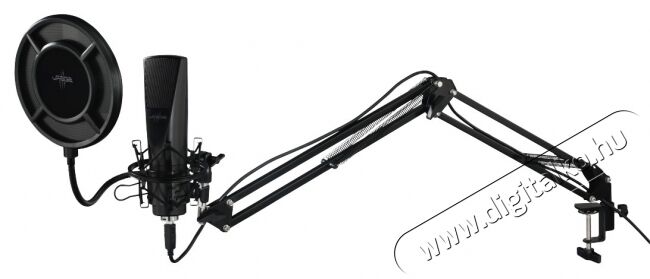 Hama URage XSTR3AM Revolution Gaming mikrofon + állvány (113794) Fotó-Videó kiegészítők - Mikrofon kiegészítő - Mikrofon állvány - 349779