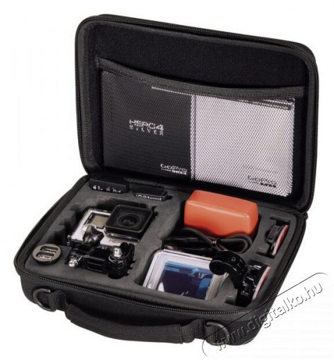 Hama GoPro hardcase kamera és tartozék táska (126670) Fényképezőgép / kamera - Sport kamera tartozékok - Tok - 319852