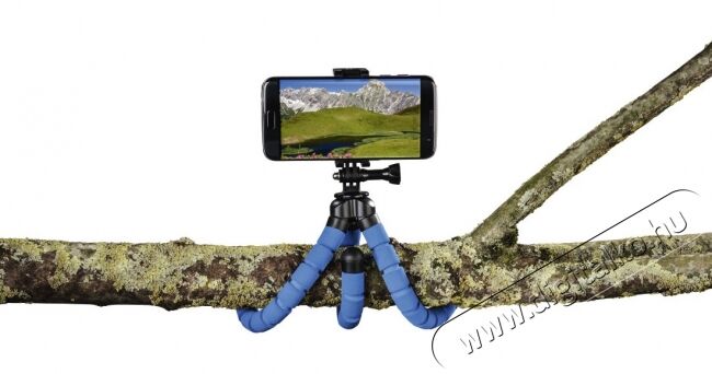 Hama Flex 26cm midi állvány - kék (4615) Mobil / Kommunikáció / Smart - Mobiltelefon kiegészítő / tok - Tartó / rögzítő / állvány - 340085