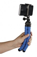Hama Flex 26cm midi állvány - kék (4615) Mobil / Kommunikáció / Smart - Mobiltelefon kiegészítő / tok - Tartó / rögzítő / állvány - 340085