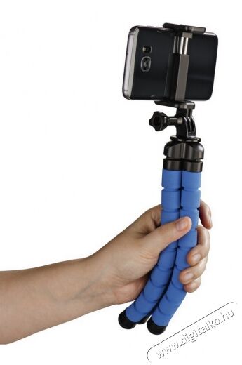 Hama Flex 26cm midi állvány - kék (4615) Mobil / Kommunikáció / Smart - Mobiltelefon kiegészítő / tok - Tartó / rögzítő / állvány - 340085