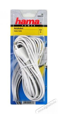 Hama Hálózati kábel 2 eres 5m - 44237 Fotó-Videó kiegészítők - Kábel - Táp kábel