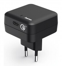 Hama HÁLÓZATI TÖLTŐ USB QUALCOMM QC 4.0, USB TYPE-C Mobil / Kommunikáció / Smart - Mobiltelefon kiegészítő / tok - Hálózati-, autós töltő - 345268