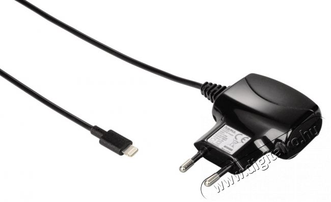 Hama Lightning Hálózati töltő iphone 5 (mfi), fekete - 102091 Mobil / Kommunikáció / Smart - Tablet / E-book kiegészítő, tok - Hálózati-, autós töltő - 275593