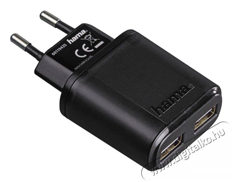 Hama HÁLÓZATI TÖLTŐ USB DUPLA AUTO DETECT 2,4A LEGÚJABB - 123544 Mobil / Kommunikáció / Smart - Mobiltelefon kiegészítő / tok - Hálózati-, autós töltő - 342279