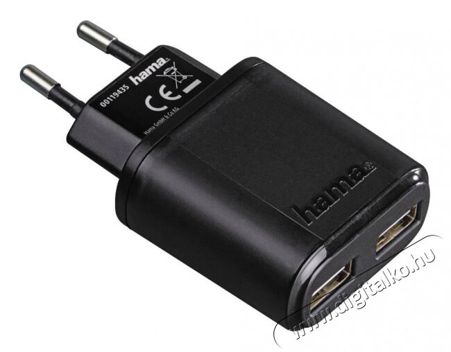 Hama HÁLÓZATI TÖLTŐ USB DUPLA AUTO DETECT 2,4A LEGÚJABB - 123544 Mobil / Kommunikáció / Smart - Mobiltelefon kiegészítő / tok - Hálózati-, autós töltő - 342279