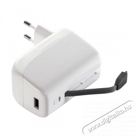 Hama H&aacute;l&oacute;zati t&ouml;ltő USB + Micro USB + Powerbank 5200mAh (173716) Mobil / Kommunik&aacute;ci&oacute; / Smart - Mobiltelefon kieg&eacute;sz&iacute;tő / tok - H&aacute;l&oacute;zati-, aut&oacute;s t&ouml;ltő - 310636